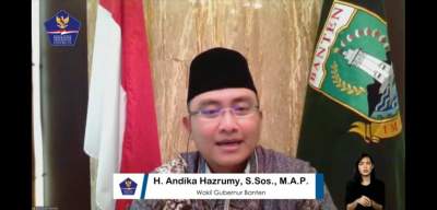Wakil Gubernur Banten Andika Hazrumy.