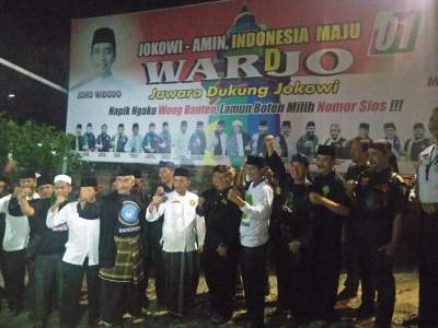 18 Peguron Banten Nyatakan Sikap Pemilu di Banten Berjalan aman, Damai, Jurdil