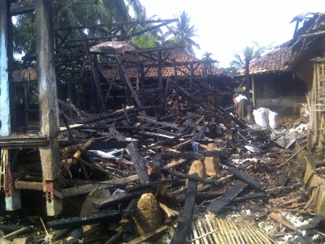 Rumah Warga Ludes Dilalap Jago Merah