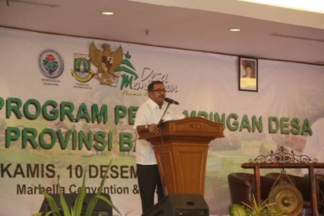 Gubernur Banten : Seorang pendamping Desa harus lebih pintar dari Kepala Desa