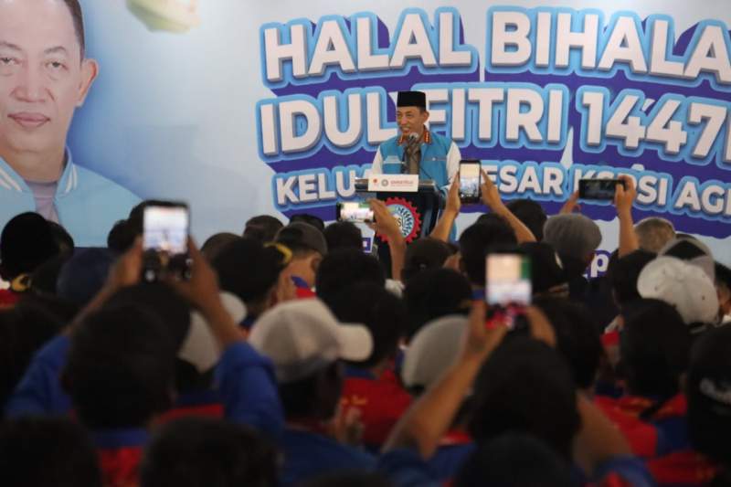 Kapolri Kunjungi PT. KMK untuk Silaturahmi dengan Buruh, Polresta Tangerang Lakukan Pengamanan