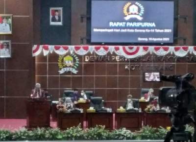 Hut Kota Serang ke 14 Tahun di Massa Pandemi, Syafrudin : Komitmen Bersama Terapkan 5 M
