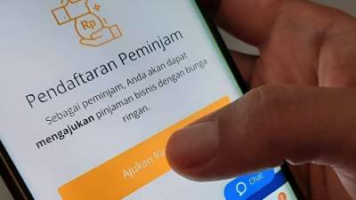 Ilustrasi keuangan digital.
