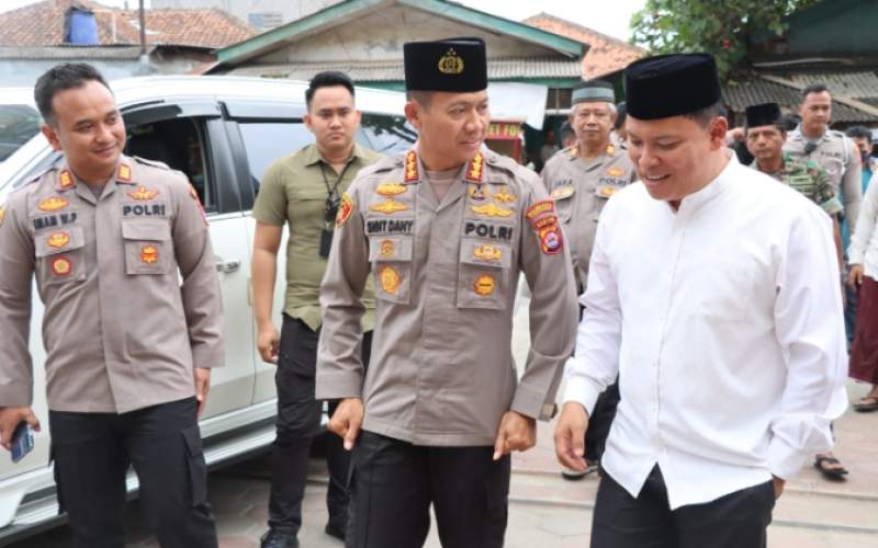 Hari Pertama Bertugas, Kapolresta Tangerang Gelar Jumling di Cikupa