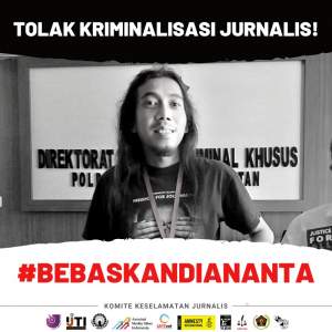 Komite Keselamatan Jurnalis Desak Polda Kalsel Bebaskan Eks Pemred Banjarhits