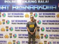 polres tanjungbalai amankan pelaku pemilik narkotika.