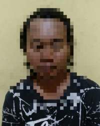 Lagi Asyik Makan, Pelaku Dugaan Pencabulan Dibawah Umur Diamankan Polres Serang Kota