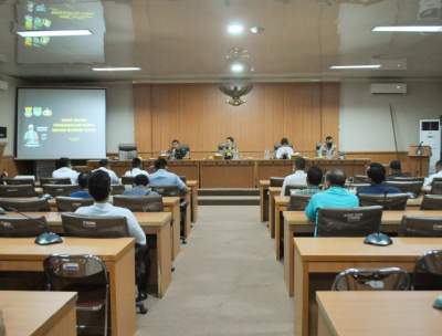 Dandim 0510/Trs Bersama Forkopimda Rakor Ketersediaan Minyak Goreng