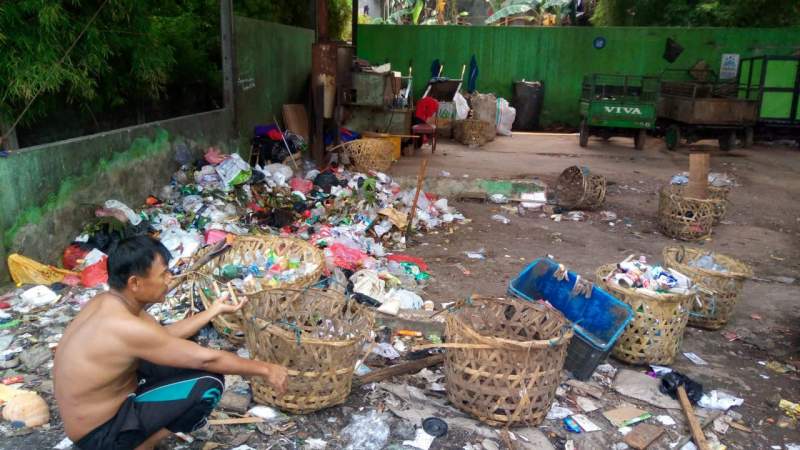  Salahsatu TPS3R yang ada di perumahan Pondok Maharta, Pondok Aren. (Foto.dok/db)