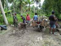 Inilah Progres Pekerjaan Fisik di TMMD ke 115 Kodim 0208/As di Kecamatan Sei Kepayang