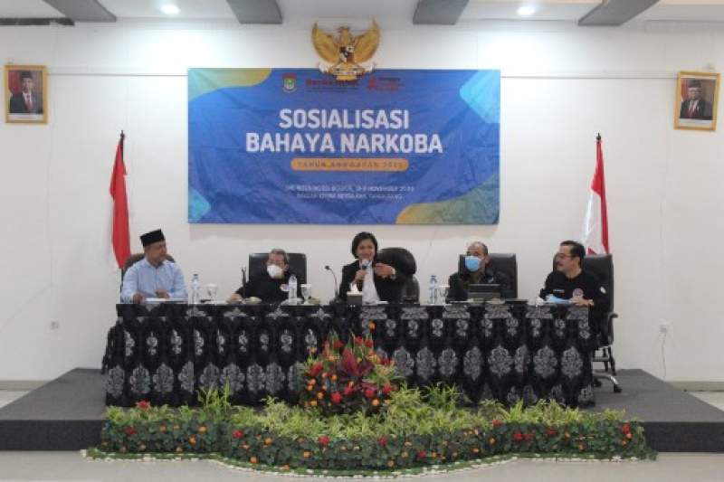 Pemkab Tangerang Bagian Kesra Sosialisasikan Bahaya Narkoba