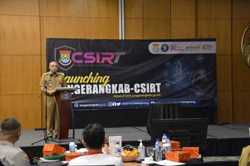 Lindungi Kebocoran Data, Bupati Tangerang Launching CSIRT&nbsp;