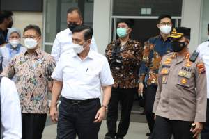 Kapolresta Tangerang Dampingi Tiga Mentri di PT Paragon