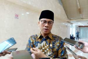 Anggota Panja BPIH Komisi VII DPR RI, Yandri Susanto usai RDP di Komplek DPR, Senayan, Jakarta.
