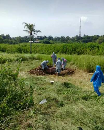 korban sudah dimakamkan pada Senin (30/03) di TPU Buniayu.