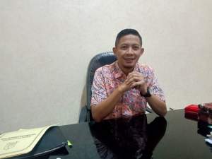 Kepala Dinas Perpustakaan dan Kearsiapan Kota Serang, Wahyu Nurjamil, saat ditemui, Jumat (3/7/2020).