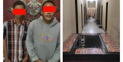 Grebek Lokasi Judi Tembak Ikan di Desa Sei Kamah 1, Sat Reskrim Polres Asahan Amankan Dua Orang Pria