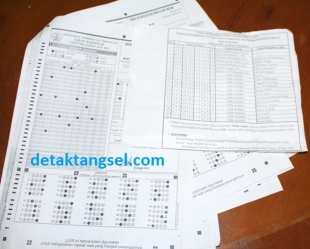  Lembar Jawaban dan Data peserta UN Paket B Ilegal dan dinyatakan TIDAK LULUS