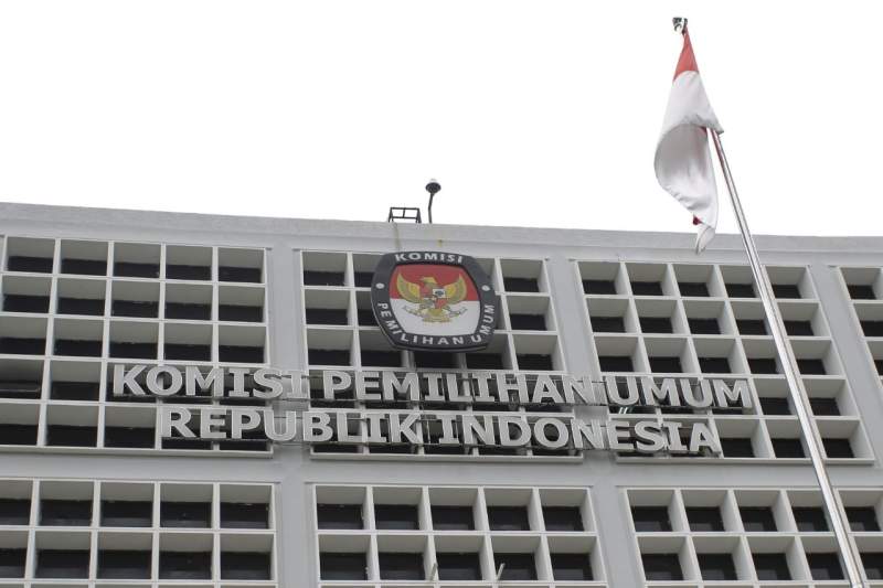 Gedung KPU RI di Jakarta Pusat.