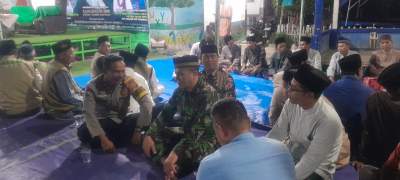 Pererat Silaturahmi, Polsek Cikupa Hadiri Tahlil 40 Hari Almarhum Ahmad Supandi