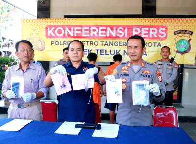 Unit Reskrim Polsek Teluknaga Polres Metro Tangerang Kota Ringkus 2 Pelaku Curanmor yang Telah Beraksi 16 Kali