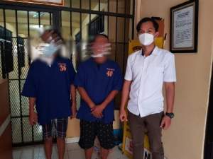 Polda Banten Tangkap Pelaku Pencuri Tiang Guardrail