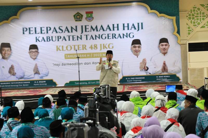 Sekda Lepas Jamaah Haji Kloter 48