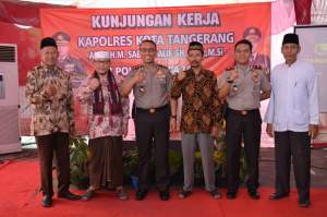 Di Balaraja, Kapolresta Tangerang Sosialisasikan Program Pos Jagur