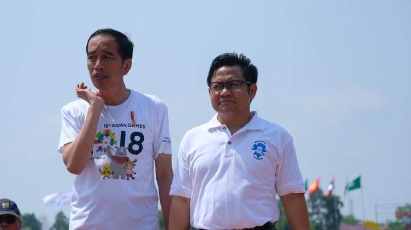 Presiden Jokowi bersama Cak Imin.