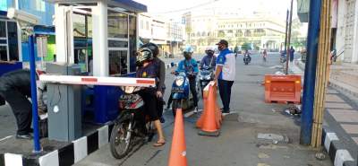 Terapkan Palang Parkir Otomatis, Pendapatan Retribusi Parkir Pasar Anyar Mengalami Peningkatan