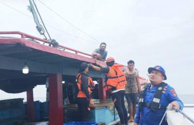 Polairud Batu Bara Cari Nelayan Pagurawan Hilang di Perairan Pulau Berhala Sergai