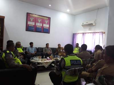 Antisipasi Ricuh Digalian Tanah, Camat Kresek Gelar Rapat dengan Satlantas Polresta Tangerang