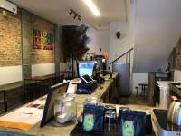 Alea Coffe yang berada di Pasar Kita, Pamulang