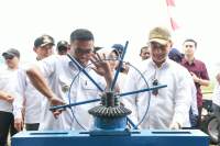 Gubernur Andra Soni Resmikan Tujuh Daerah Irigas