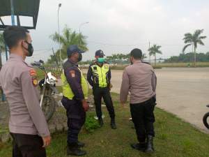 Ditpamobvit Polda Banten Lakukan Pengamanan di Kawasan PT Modern Cikande