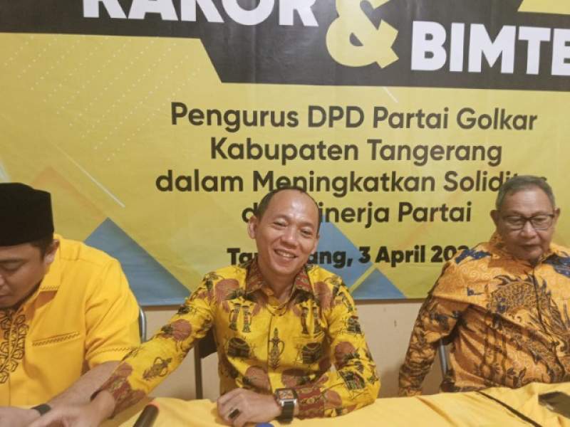 Struktur Baru, Wahyu Nugraha Jabat Sekretaris Golkar Kab Tangerang