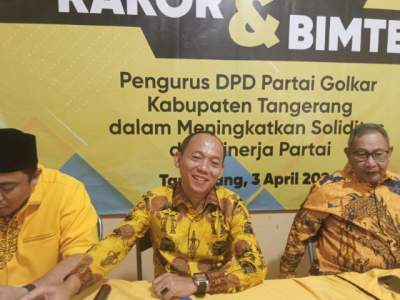 Struktur Baru, Wahyu Nugraha Jabat Sekretaris Golkar Kab Tangerang