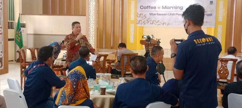 Pj Walikota Tebing Tinggi, Syarmadi gelar Coffee morning dengan insan Pers.