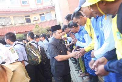 Wali Kota Arief Halal Bi Halal Bersama Pegawai