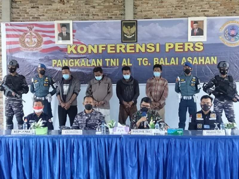 Lanal TBA Gagalkan Penyelundupan 23 PMI Ilegal