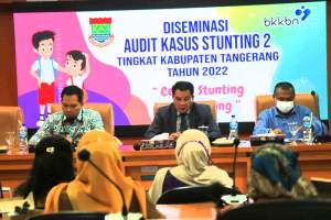 Sekda Buka Deseminasi Audit Kasus Stunting 2 Tingkat Kab Tangerang
