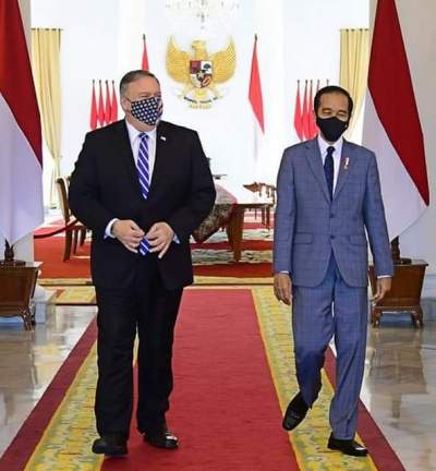 Presiden Terima Kunjungan Menlu AS Mike Pompeo di Istana Bogor