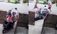 Apes! Aksi Curanmor Berhasil Digagalkan Pemilik