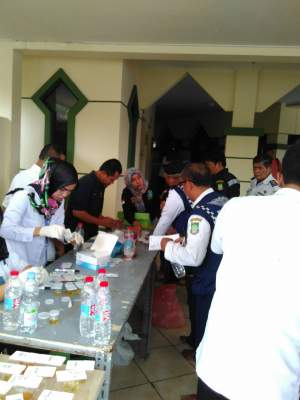 Pegawai Dishub Kota Tangerang Tes Urine