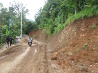 Tebing di Desa Pasireurih Rawan Longsor