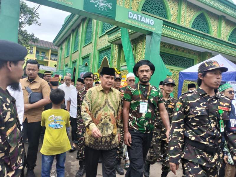 Buka Konfercab NU, Maesyal Rasyid Diteriaki Bupati Tangerang