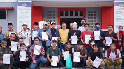 Dapat asimilasi Napi Lapas Kelas IIA Cilegon langsung dibebaskan untuk menjalani sisa hukuman di rumah, Jumat (22/7/2022) Sore.