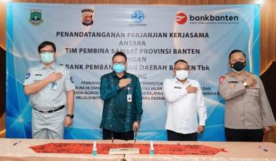 Perkuat Ekosistem Keuangan Daerah, Bank Banten dan Bapenda Lakukan Penandatangan MoU