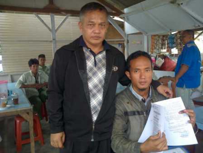 Belasan Karyawan PT Lintas Buana Kasei Datangi Disnaker Cilegon