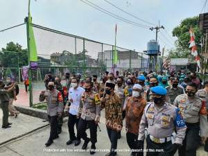 Kapolda Banten Tinjau Kampung Tangguh Nusantara di Pasar Kemis